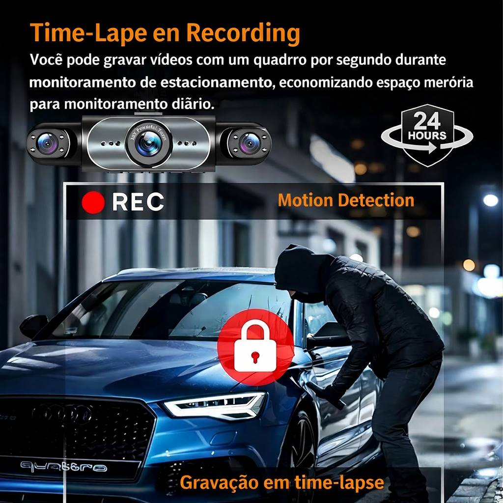 360° Dashcam – Full Coverage Vision